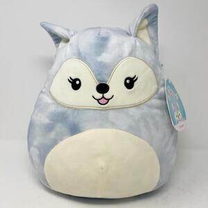 Squishmallows Blue Faldette Fox Plush Stuffed Animal 12"